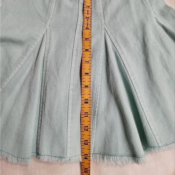 Mustard Seed Pleated Denim Skirt Size S - Picture 8 of 8
